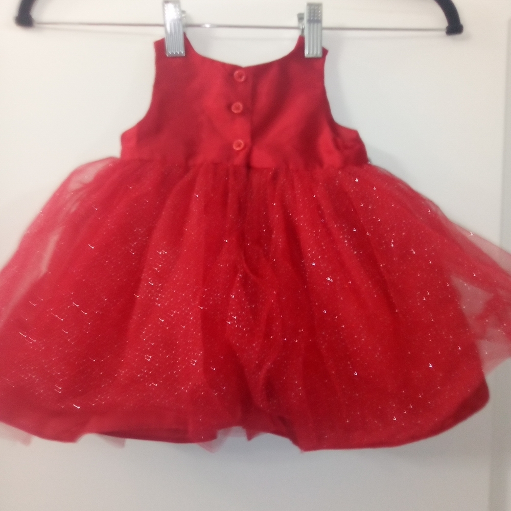 Marmellate Festive Holiday Classic Princess Whimsy Baby Girl Dress Size 0-3 Mth. - Picture 5 of 6